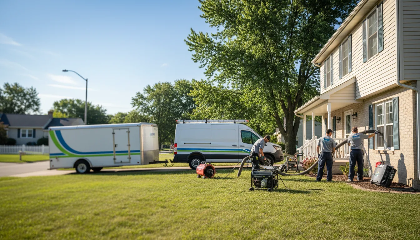 Flooded Basement Restoration And Cleanup With Repair in Scottsville, NY near me